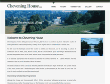 Tablet Screenshot of cheveninghouse.com
